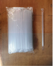 Load image into Gallery viewer, Thin Straw with Tip Drinking Straw (Individually Wrapped) 100pcs (VCT)