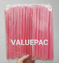 Load image into Gallery viewer, Boba Sago Milk Tea Straw Philippines Pink (Individually Film Wrapped)
