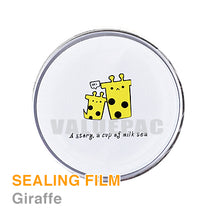 Load image into Gallery viewer, Valuepac Sealing Film for Plastic Cup 3000 shots Giraffe Design
