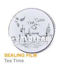 Load image into Gallery viewer, Valuepac Sealing Film for Plastic Cup 3000 shots Tea Time Classic Design