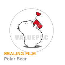 Load image into Gallery viewer, Valuepac Sealing Film for Plastic Cup 2000 shots Polar Bear Design