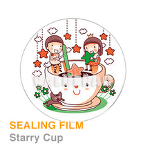 Load image into Gallery viewer, Valuepac Sealing Film for Plastic Cup 3000 shots Starry Cup Design