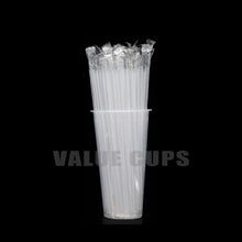 Load image into Gallery viewer, Plastic Drinking Straw with Tip (Individually Film Wrapped)