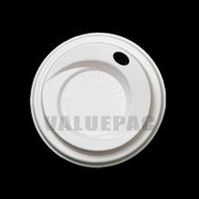 Load image into Gallery viewer, Bagasse Sugarcane Pulp Coffee Lid 80mm and 90mm fit for Paper Cups
