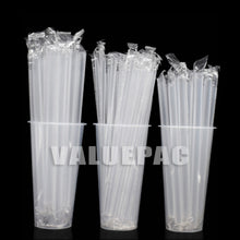 Load image into Gallery viewer, Boba Sago Milk Tea Straw Clear Philippines (Individually Film Wrapped)