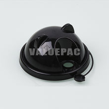 Load image into Gallery viewer, Conjoined Panda Bear Lid 95mm Black