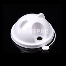 Load image into Gallery viewer, Conjoined Panda Bear Lid 95mm White