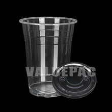 Load image into Gallery viewer, Valuepac Fat Cup 1L PP Cup with 2 hole Lid