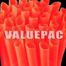 Load image into Gallery viewer, Boba Sago Milk Tea Straw Philippines Orange (Individually Film Wrapped)