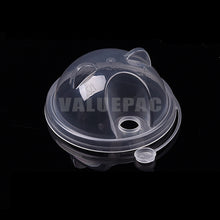 Load image into Gallery viewer, Valuepac Conjoined Panda Bear Lid 90mm Clear