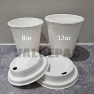 Bagasse Cup 12oz and Lid