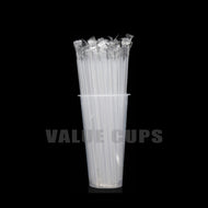 Plastic Drinking Straw with Tip (Individually Film Wrapped)