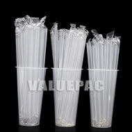 Boba Sago Milk Tea Straw  Clear Philippines (Individually Film Wrapped)