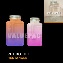 Load image into Gallery viewer, Valuepac Pet Bottle Flat Bottle Rectangle 300ml 500ml

