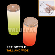 Valuepac Pet Bottle Round Tall and Wide with Aluminum Lid  Hole or No Hole Lid
