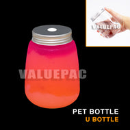 Valuepac Pet Bottle Round U Bottle with Aluminum Lid Lid with Hole or No Hole
