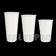 Valuepac White Paper Cup for Hot and Cold Drinks