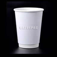 Valuepac Double Wall Paper Cup for Hot Drink or Coffee 22oz (White)